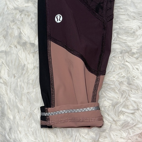 Lululemon Trail Bound Tight Full-On Luxtreme Star Crushed Black Cherry - Picture 7 of 8